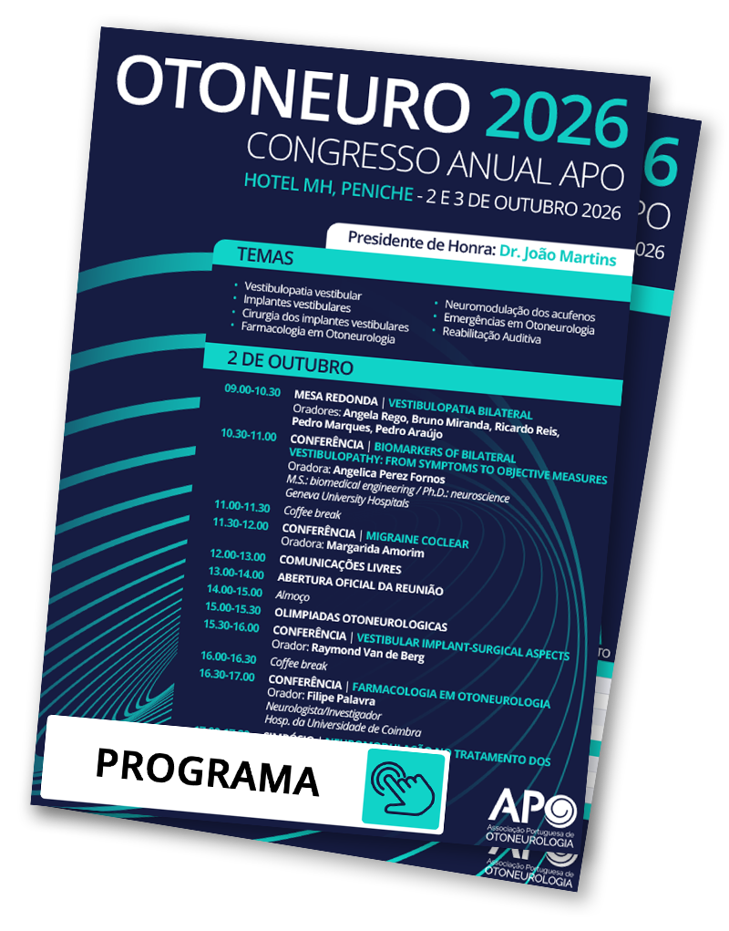 OTONEURO 2026 – 2 AND 3 OCTOBER – PROGRAMME
