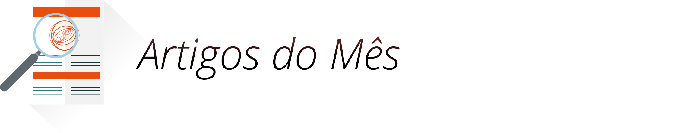 Artigos do Mês