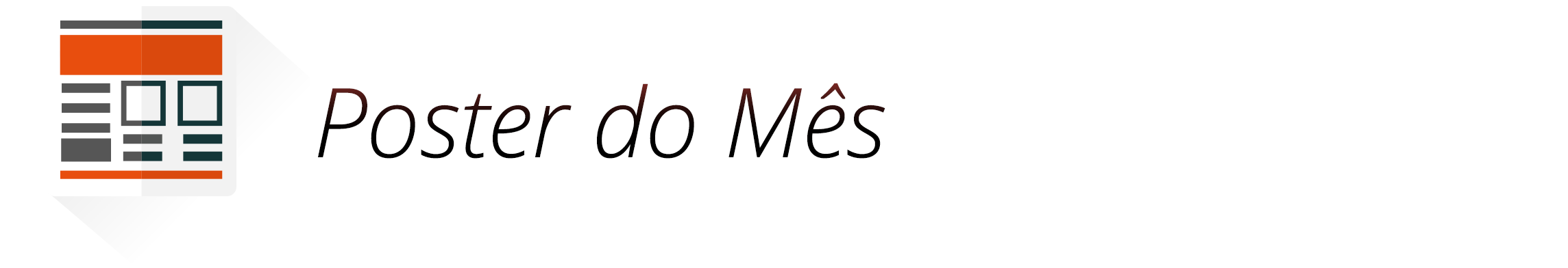 Poster do Mês